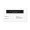 Silver Glitter Salon Referral Card