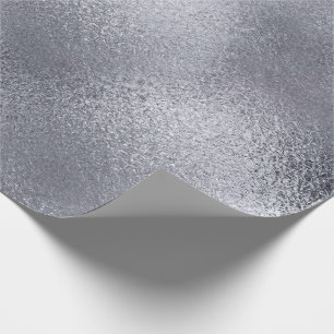 Silver Glitter Shiny Glass Ice Vip Wrapping Paper