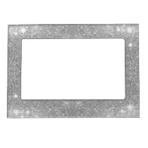Silver Glitter Sparkle Metal Metallic Look