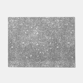 Silver Glitter Sparkles Doormat