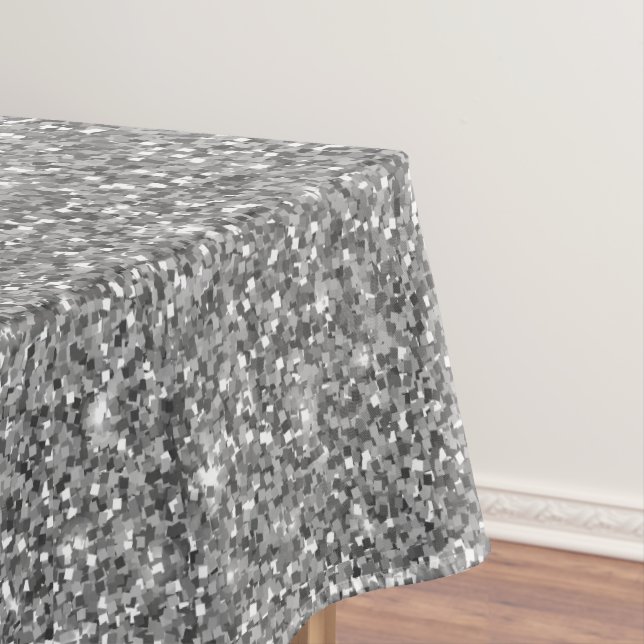 Silver Glitter  Tablecloth (In Situ)