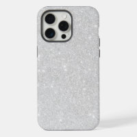 Silver Glitter Texture White Sparkling Shiny