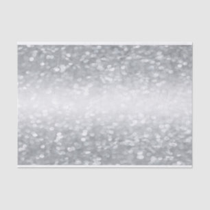 Silver Glitter Tissue Paper