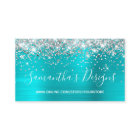 Silver Glitter Turquoise Blue Foil Online Store
