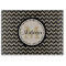 Silver Gold Chevron Faux Glitter