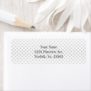 Silver Gradient Polka Dots by Shirley Taylor