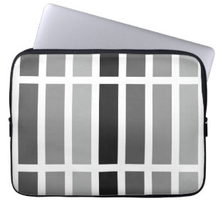 Silver Gray Hues Laptop Sleeve