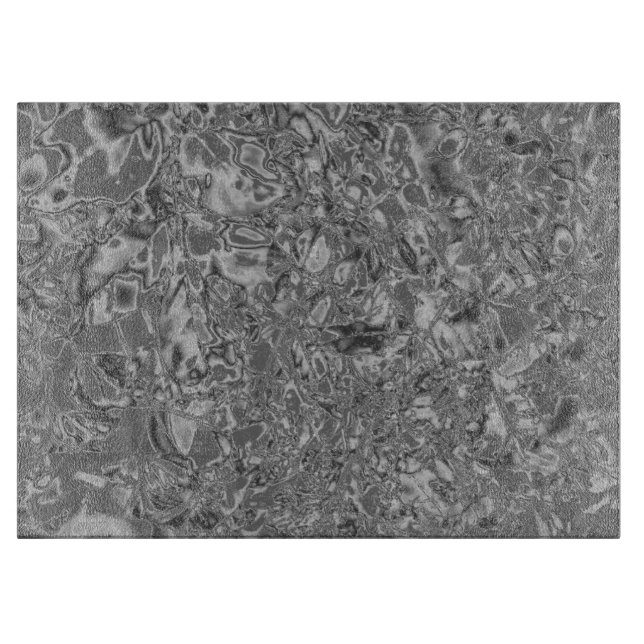 Silver & Grey Art Chopping Board (Front)