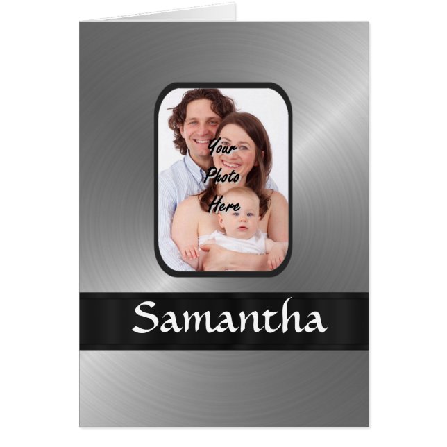 Silver grey custom photo (Front)