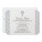 Silver Grey Damask Celtic Cross First Communion