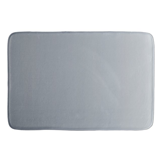 Silver Grey Deep to Light Tones Bath Mat (Front)