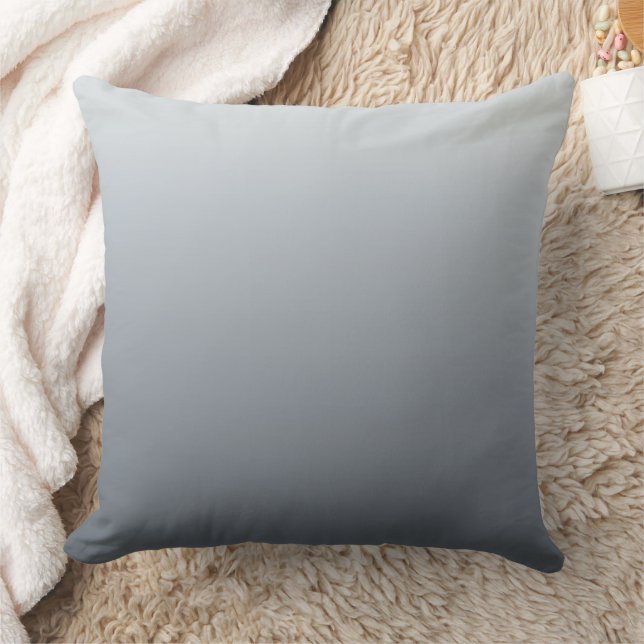 Silver Grey Deep to Light Tones Cushion (Blanket)