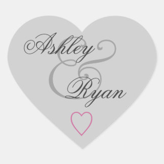 Silver Grey Envelope Seal Wedding