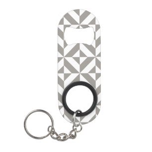 Silver Grey Geometric Art Deco