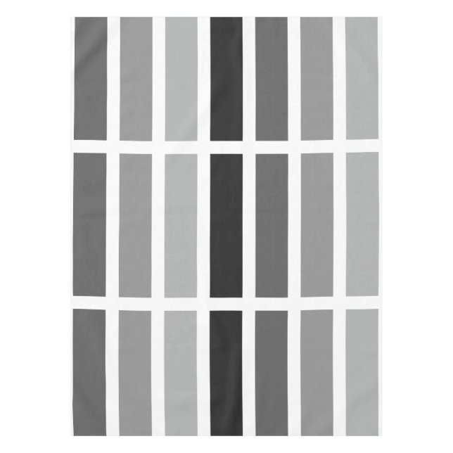 Silver Grey Hues Tablecloth (Front)