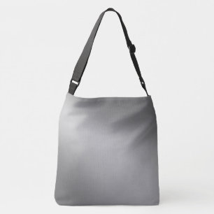 silver grey moonlight ombre effect crossbody bag