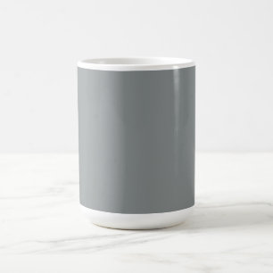 Silver Grey Personalised Grey Colour Background Coffee Mug