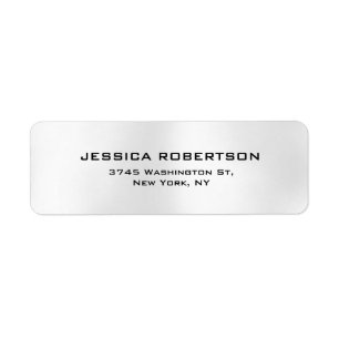 Silver Grey Plain Elegant Modern Trendy