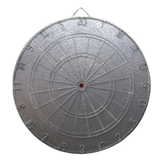 SILVER Grey Sparkle : Leather Look Finish Dartboard