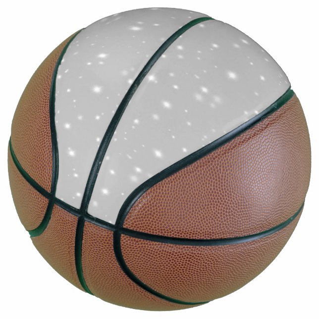 Silver Grey Starlight Basketball (Angled)