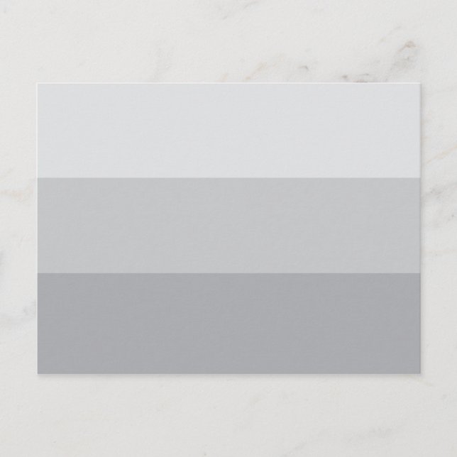 Silver Grey Striped Postcard (Front)