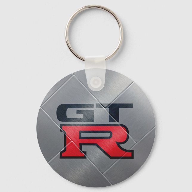 Silver GT-R Key Ring (Front)