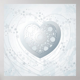Silver heart, poster