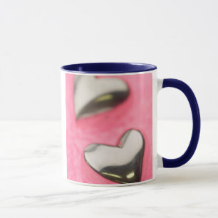 Silver Hearts Mug