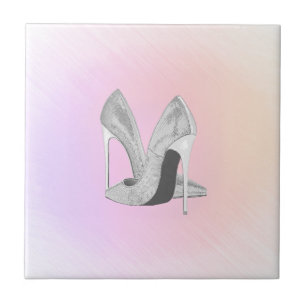 Silver Heels Pastels Tile