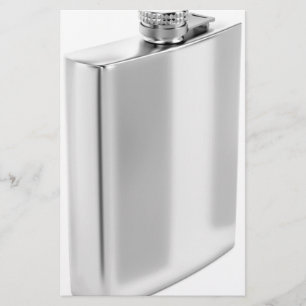 Silver hip flask