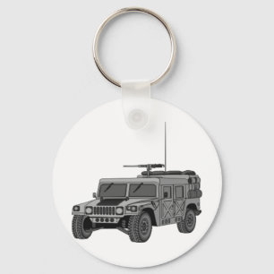 Silver Hummer Key Ring