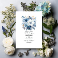 Silver, Ice Blue, Frost White and Grey Wedding