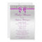 Silver Jewels Radiant Orchid Bow Baby Shower