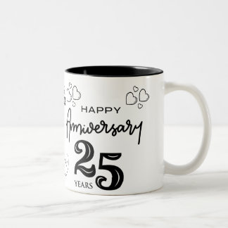 silver jubilee Gift  Two-Tone Coffee Mug