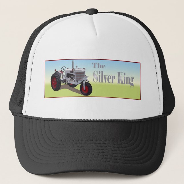 Silver King Tractor Trucker Hat (Front)