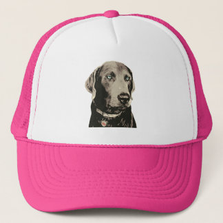 Silver Lab 100% Labrador Trucker Hat