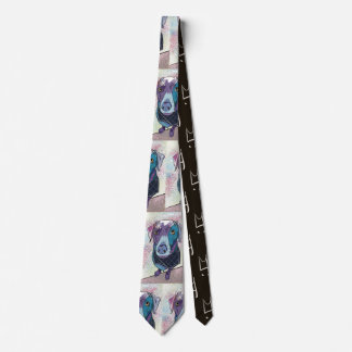 Silver Lab Tie