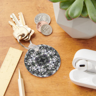 Silver Lace Key Ring