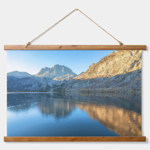 Silver Lake and Mountain Landscape Hanging Tapestry