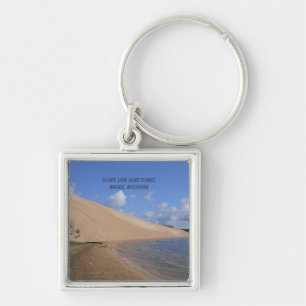 Silver Lake Sand Dunes, Mears, Michigan Keychain