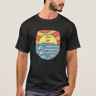 Silver Lake Washington WA Sunset Vacation Souvenir T-Shirt