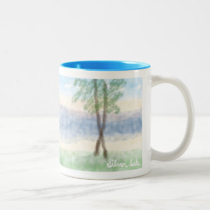Silver Lake West Coast of Michigan Two-Tone Coffee Mug