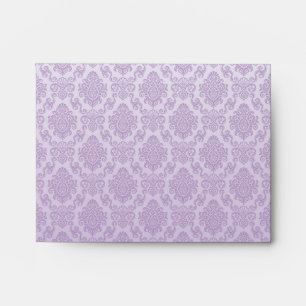 silver,lavender,chic,damasks,floral,lace,pattern,v envelopes