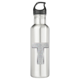 Silver Letter T 710 Ml Water Bottle