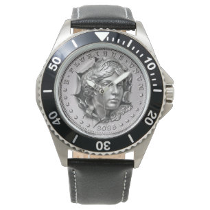 Silver liberty watch