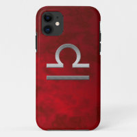 silver libra - red