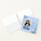 Silver Light Baby Blue Roses Quinceanera Guest
