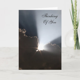 silver light thoughts card