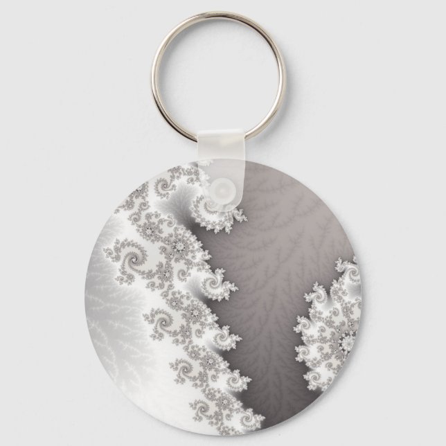 Silver Lines Keychain (Front)