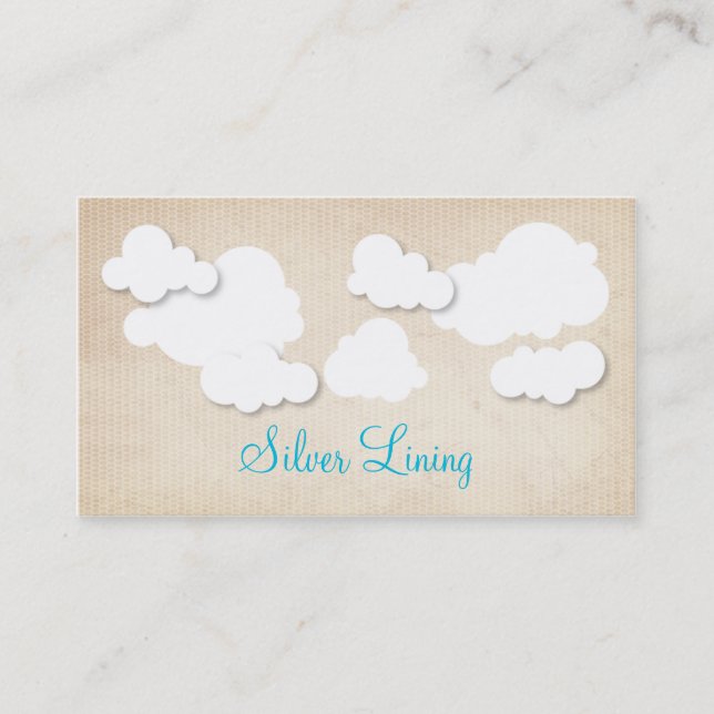 Silver Lining Business Cards (Front)